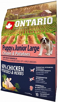 Ontario Puppy&Junior Large chicken & potatoes