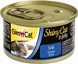 GimCat ShinyCat для кошек тунец 70 гр.