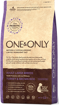 One&Only Turkey & Rice Adult LARGE Breeds