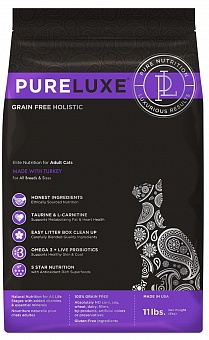 PureLuxe Elite Nutrition for adult cats with turkey
