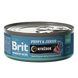 Brit Premium By Nature с ягненком для щенков 100 гр.