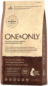 One&Only Rabbit & Rice Adult All Breeds