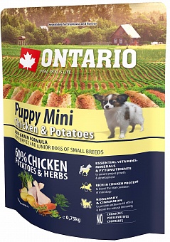 Ontario Puppy Mini chicken and potatoes