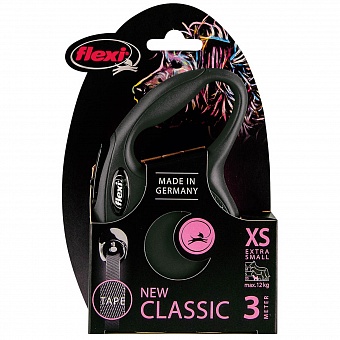 FLEXI New Classic XS 12кг, 3м, черная. Фото пїЅ2