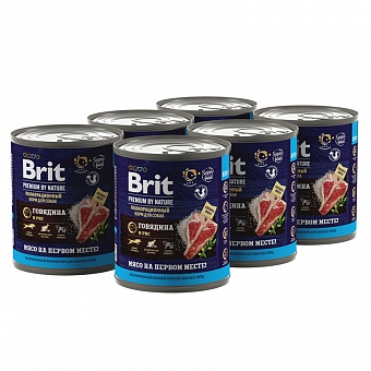 Brit Premium By Nature с говядиной и рисом 850 гр.. Фото пїЅ2
