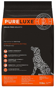 PureLuxe Elite Nutrition for adult dogs with salmon & split peas