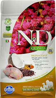 Farmina N&D Dog Quinoa Skin&coat Quail