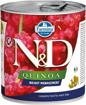 Farmina N&D Dog Quinoa Weight Management 285 .