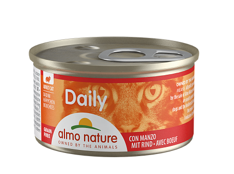 Almo Nature Daily Menu Cat Chunks with Beef 85 .