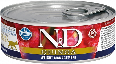 Farmina N&D Quinoa Weight Management 80 .