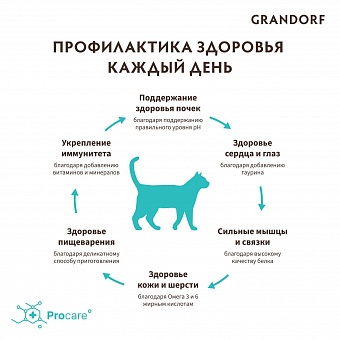 GRANDORF CAT 4 Meat PROBIOTIC STERILISED.  �8