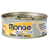 Monge jelly Adult cat с желтоперым тунцом 80 гр.
