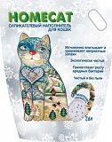 Homecat силикагелевый с ароматом морозной свежести 7,6 л