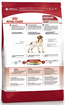 Royal Canin Medium Adult.  �3